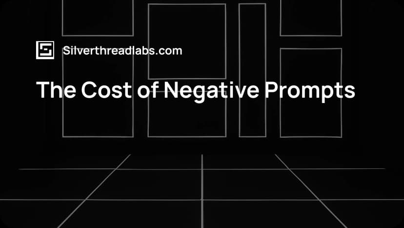 The Cost of Negative Prompts